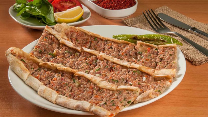 turkish pide on plate